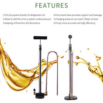 Weipeng PCO-2 central air conditioning manual oil pump compressor refrigeration oil refueling gun charging pump refrigeration tool