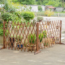 Retaining vegetable fence wooden fence indoor partition courtyard garden layout fence outdoor anticorrosive wood grid wall