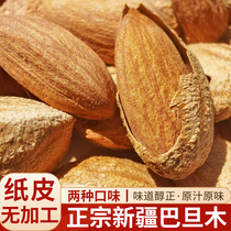 Xinjiang almond nut specialty new original shell almond creamy paper skin Bada wood almond fruit 500g