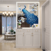 Entrance entrance cabinet Shoe cabinet One-piece entrance hall partition cabinet Simple modern cabinet Double-sided living room screen decorative cabinet