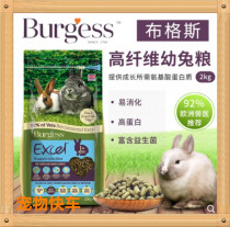 Spot UK Imports Burgess Bugs High fibre young Rabbit dwarf rabbit grain 2kg-to 2022 8