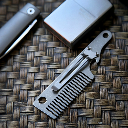 EDC Pure Titanium Disc с зажим