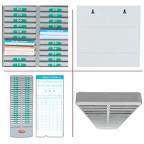 50 attendance rack punch card rack attendance card rack 50 bit punch card holder plastic card holder
