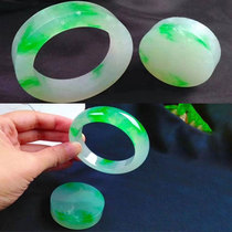 Imperial green full color bracelet floating flower semi-ming material window material color material Mu Na snow cotton pendant brand