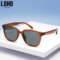 LOHO new sunglasses polarized sunglasses female male summer anti-ultraviolet myopia glasses round face anti-LH23605