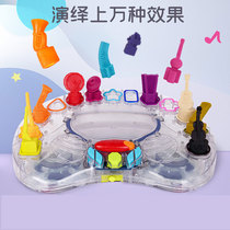 B toys Symphony Orchestra 13 pieces Infant baby music box Early education percussion toy Childrens enlightenment musical instrument