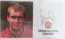 Manchester United legendary star Scholes Manchester United official signature card