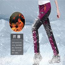 Winter outdoor assault pants mens and womens fleece pants windproof waterproof thick warm and breathable mountaineering pants ski trousers