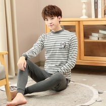 CUHK Boy Autumn Clothes Autumn Pants Suit Pure Cotton Underwear Warm Boy Junior High School Student Cotton Sweatshirt Thin 15