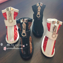 Dog shoes small dog Bomei Teddy shoes pet shoes soft soles four-season shoes not easy to fall dog shoes large