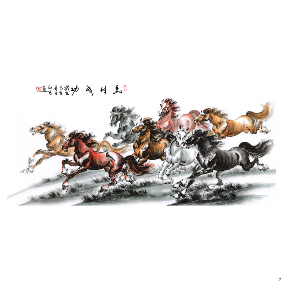 八骏图国画-八骏图国画促销价格、八骏图国画品牌- 淘宝