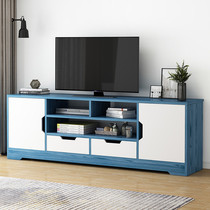 Simple TV cabinet modern minimalist living-room Bedroom economical rental room Small family type High section Nordic TV cabinet