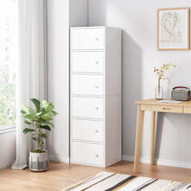 Storage cabinet living room against the wall household locker gap storage cabinet bedroom wardrobe multi-level vertical cabinet storage box
