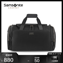 Samsonite Samsonite travel bag oblique span shoulder luggage bag Hand bag men and women Large Capacity