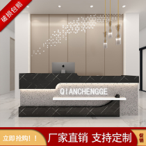 Cashier bar counter Company front desk Hotel reception desk Simple modern milk tea shop Clothing store Beauty salon counter