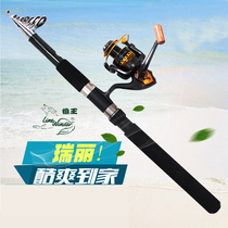 Wolf King Ruili sea rod fishing rod long Sea Pole 2 1 3 6 meters throw Rod Special super hard fishing rod