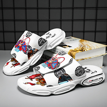 Slippers Mens Summer 2022 New Ins Tide Sports Beach Outdoor Sandals Anti-Wear And Wear Personality Country Tide Cool Tug
