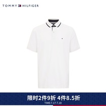 TOMMY HILFIGER MENS 2021 SPRING NEW COTTON LAPEL SHORT SLEEVE POLO SHIRT C8278J2258
