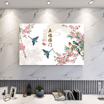 TV dust cover cover 55-inch 65 wall-mounted curved screen home new Chinese-style LCD new boot without taking cover cloth