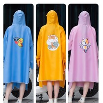 Raincoat electric car female single long full body rainstorm summer riding poncho battery car motorcycle men rain gear