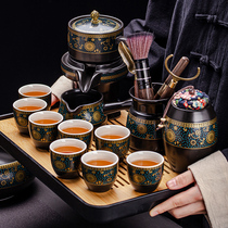 High-grade light luxury Chinese tea set set home living room lazy automatic bubble teapot lid tea cup kung fu small tea tray