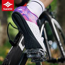 Santic Sendi Guest New All Terrain Lock-Free Helping Riding Shoes Bicycle Non-Lock Shoes Leisure Road Shoes Female