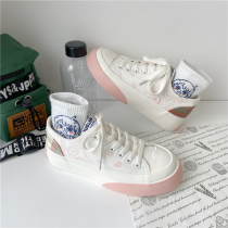 Small white shoes womens shoes spring and autumn 2021 new summer canvas shoes ulzzang versatile niche ins Street shooting trendy shoes