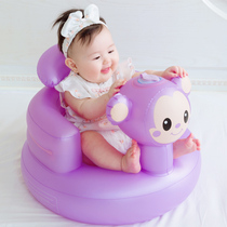 Baby bear multifunctional baby seat inflatable sofa sitting artifact does not hurt spine folding dining chair