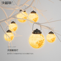 Walpton Solar Hung Lamp Outdoor Charging Light Super Bright Courtyard Garden Arrangement Light Balcony Ambience View Light