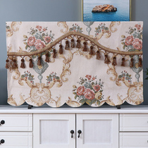 New TV Hood dust cover cover hanging desktop 55 inch 65 inch LCD TV dust cover cloth TV cover