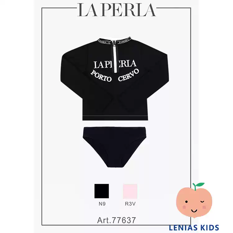 lenias LN家 LA perla 22SS春夏 女童 粉色运动内衣套装