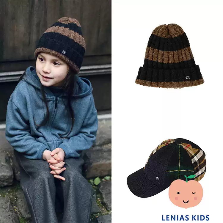 Lenias LN家 日本FITH 23AW秋冬 复古针织帽 棒球帽