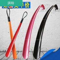 Plastic shoehorn candy stick simple material exquisite are large old socks shoes lift bend over draw half