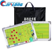 Large aluminum alloy football match coach tactical board football tactical command plate magnetic Mark rewritable