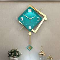 Nordic clock wall clock living room home fashion creative hanging watch modern simple atmosphere Net red decorative clock hanging wall
