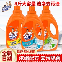 Mr. Wei Mang Floor Cleaner Herbal Scent 2kg Single Bottle Home Floor Marble Tile Cleaner Fragrance