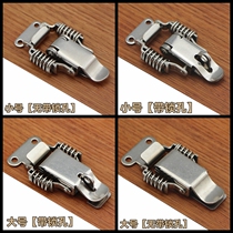 304 stainless steel double spring lock buckle box buckle Pull buckle Heavy wooden box lock Mechanical equipment Industrial buckle