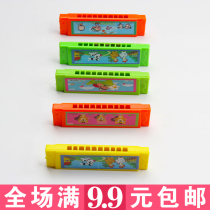 Tong plastic small harmonica creative music gift kindergarten Primary School students beginner playing instrument 10 hole organ