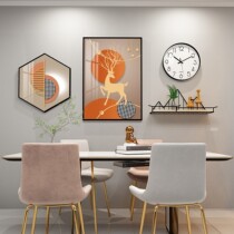 Net red creative restaurant Wall pendant green planting table wall hanging decoration TV background wall room decoration painting