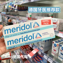 Spot Germany procurement Meridol gum periodontitis atrophic gum toothpaste 2*75ml double dentist recommended