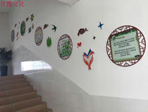 Campus Culture Decoration Famous Slogan Corporate Corridor Culture School Wall UV Scheffer Board Sculpture