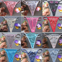 Snacks lady transparent tempting cling trousers sexy perspective couples flirt T - font pants independently packed