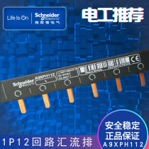 Schneider bus 1P single input single output bus 12-bit connection copper row terminal block A9XPH112