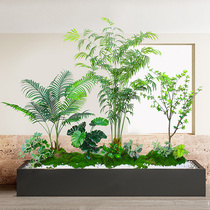 Artificial flower artificial flower arrangement outdoor garden arrangement artificial flower decoration ornament plant simulation green plant landscaping combination