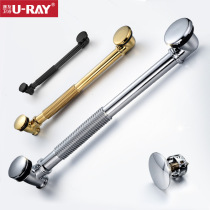Aoyou bathroom gold and silver all copper thick Bathtub Row accessories with garbage basket noble concubine bathtub black water drain