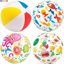 INTEX inflatable beach ball Childrens water play water polo swimming pool toys Early education baby children volleyball equipment