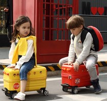 United States Travel Buddies Childrens trolley case Ride-on boarding suitcase Podis suitcase