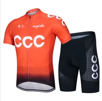 Summer children short sleeve riding suit suit men and women mountain bike wheels sliding blouses shorts adults one book to do