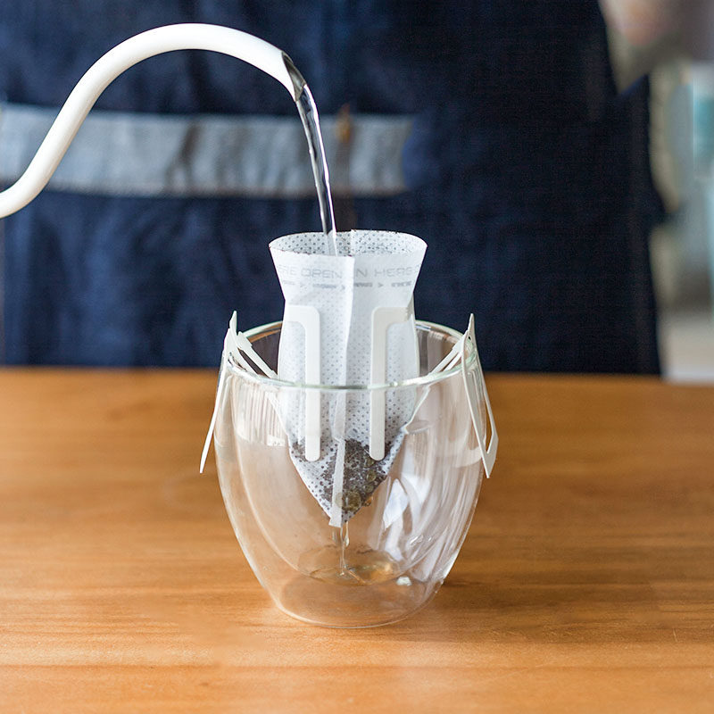 Hanging ear coffee filter paper portable drip-type hand punch cup coffee powder filter paper filter coffee bag filter bag 50 pieces