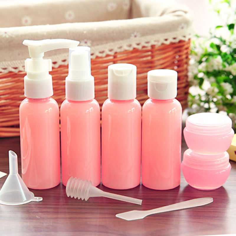 Outdoor travel must-haves artifacts travel portable toiletries sub-bottled set makeup bag girl